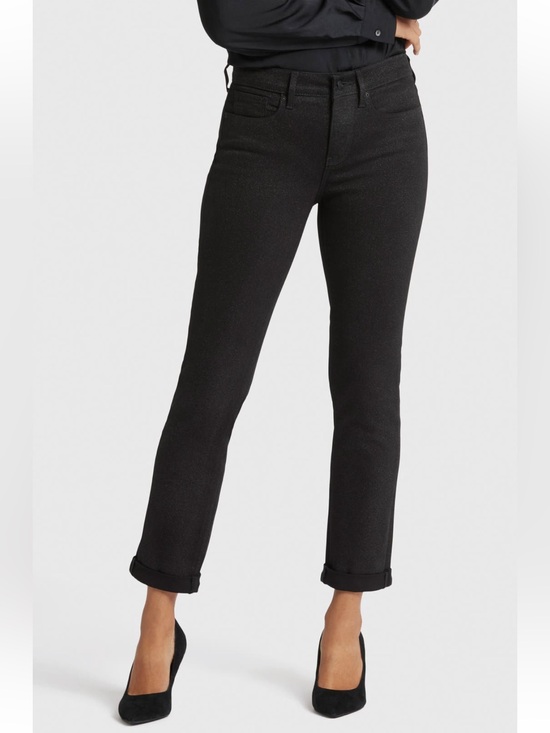 NYDJ Denim - NYDJ Sheri Cuff Ankle Slim Fit Jeans in Glamorous Size 12 NWT
